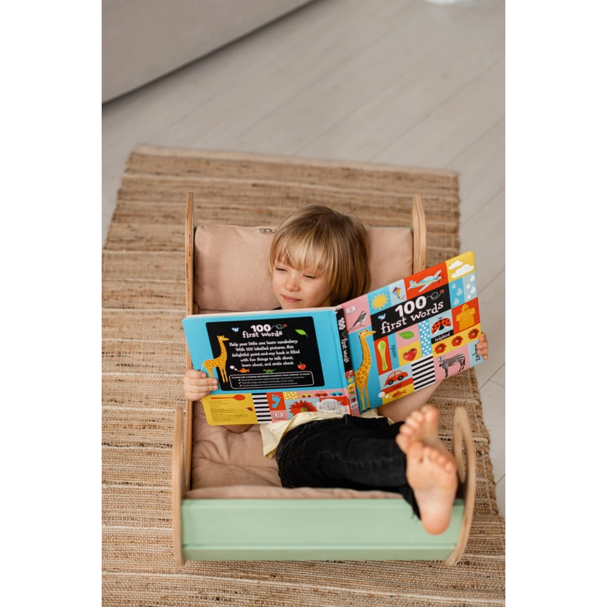 Luna Toys Beige Matras Voor Schommelstoel LU-36929 2 Luna Toys Beige Matras Voor Schommelstoel LU-36929 - Afbeelding 2
