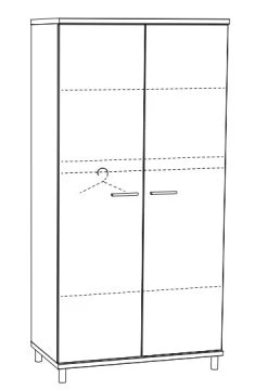 2-Deurskast Naomi NAOK2 -BabyWereldNederland 2 deurskast naomi naok2 2 2