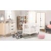 Babykamer Marloes Wit: Ledikant, Commode & 3-Deurskast