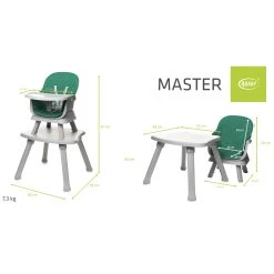 4Baby Master XXIII Green 6-in-1 Kinderstoel -BabyWereldNederland 4baby master xxiii green 6 in 1 kinderstoel 15