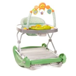 4Baby Swing'n Push Green 3- In-1 Loopstoel Met Schommelfunctie -BabyWereldNederland 4baby swing n push green 3 in 1 loopstoel met schommelfunctie 3