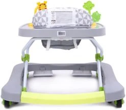 4Baby Walk 'n Push Grey Loopstoel 7039 -BabyWereldNederland 4baby walk n push grey loopstoel 7039 4