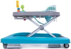 4Baby Walk 'n Push Turquoise Loopstoel 7046 -BabyWereldNederland 4baby walk n push turquoise loopstoel 7046 2