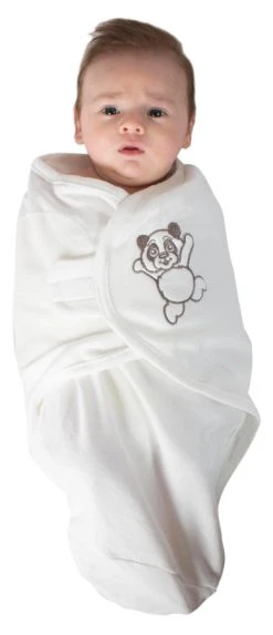 Bo Jungle Baby Wrap White Small Wikkeldeken B170400