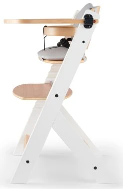Kinderkraft Enock Wit/Naturel Houten Kinderstoel Met Zitverkleiner KHENOC0PWHT0000 -BabyWereldNederland Kinderkraft Enock White Kinderstoel met Zitverkleiner KHENOC0PWHT0000 4