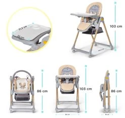 Kinderkraft Lastree Pink Kinderstoel KHLAST00PNK0000 -BabyWereldNederland Kinderkraft Lastree Wood Kinderstoel KHLAST00BEGW000 13