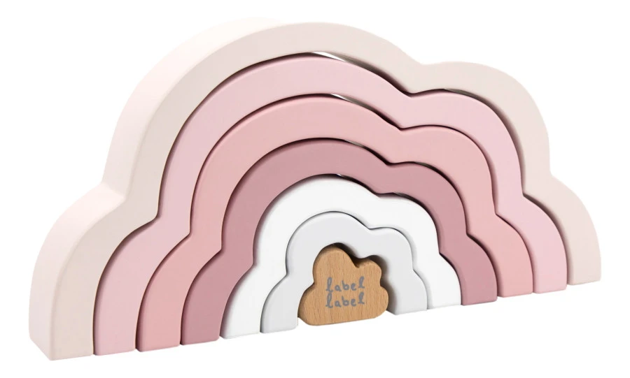 Label Label Cloud Roze Houten Regenboog Puzzel LLWT-25286 1 Label Label Cloud Roze Houten Regenboog Puzzel LLWT-25286