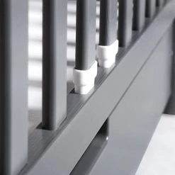 Ledikant Lieke Grijs 60 X 120 Cm -BabyWereldNederland Ledikant Ivo 60 x 120 cm 4