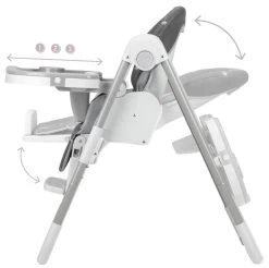 Momi Yumtis Dark Grey Kinderstoel KRKA00001 -BabyWereldNederland Momi Yumtis Dark Grey Kinderstoel KRKA00001 4