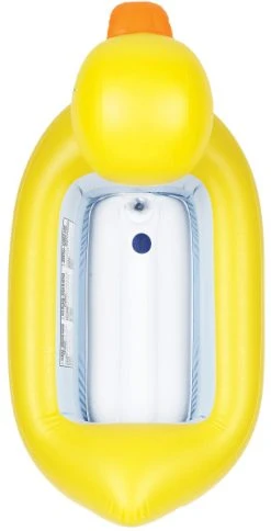 Munchkin White Hot Eend Opblaasbaar Veiligheidsbadje 011054 -BabyWereldNederland Munchkin White Hot Eend Opblaasbaar Veiligheidsbadje Bovenaanzicht 4