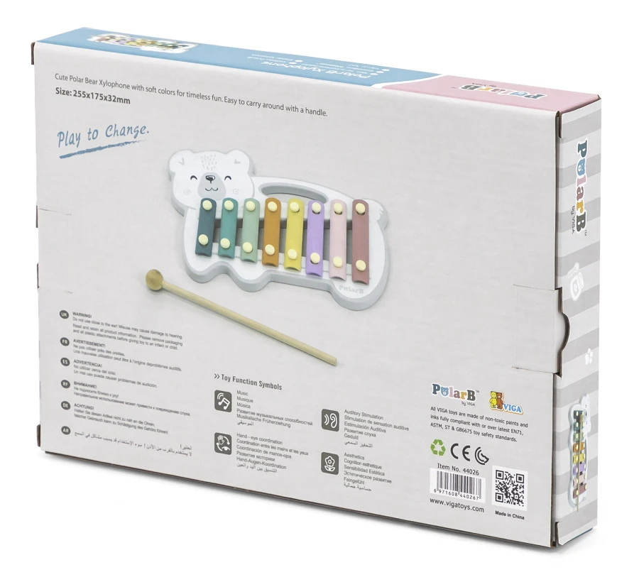 PolarB Houten Xylofoon 44026 4 PolarB Houten Xylofoon 44026 - Afbeelding 4
