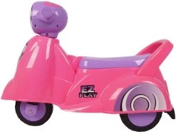 Eco Toys Retro Pink Loopscooter 605 -BabyWereldNederland Retro Loopscooter Roze1