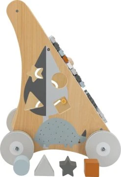 Tryco Houten Activiteiten Loopwagen TR-303012 14 Tryco Houten Activiteiten Loopwagen TR-303012 -BabyWereldNederland Tryco Houten Activiteiten Loopwagen TR 303012 02