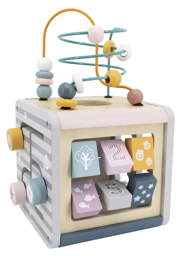 PolarB 5-in-1 Houten Activiteiten Box 44030 2 PolarB 5-in-1 Houten Activiteiten Box 44030 - Afbeelding 2