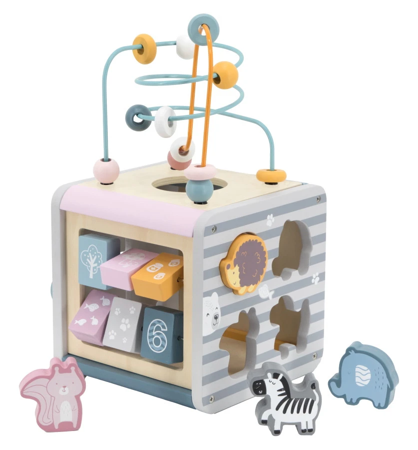 PolarB 5-in-1 Houten Activiteiten Box 44030 1 PolarB 5-in-1 Houten Activiteiten Box 44030