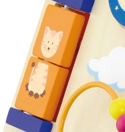 Viga Activity Walker Multicolor Houten Loopwagen 50950 -BabyWereldNederland Viga Activity Walker Multicolor Houten Loopwagen 50950 3