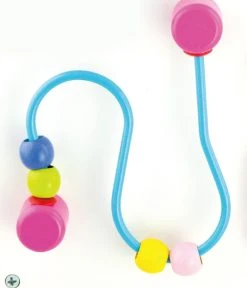 Viga Activity Walker Roze Houten Loopwagen 50178 -BabyWereldNederland Viga Activity Walker Roze Houten Loopwagen 50178 3