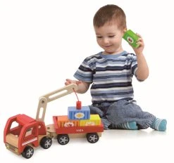 Viga Houten Kraanwagen 50690 15 Viga Houten Kraanwagen 50690 -BabyWereldNederland Viga Houten Kraanwagen 50690 7