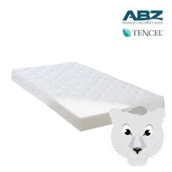 ABZ KM331-70140 Witte Panter 70 X 140 X 11 Cm Juniormatras- -BabyWereldNederland abz km331 witte panter ledikantmatras 1 1