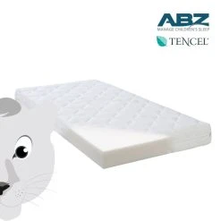 ABZ KM331-70140 Witte Panter 70 X 140 X 11 Cm Juniormatras- -BabyWereldNederland abz km331 witte panter ledikantmatras 5 1