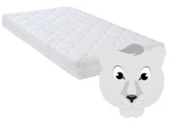 ABZ KM331-60120 Witte Panter 60 X 120 X 11 Cm Ledikantmatras