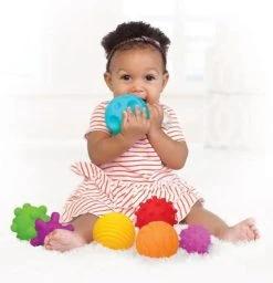 Infantino Sensory Balls Blocks & Buddies Set BK-05373 -BabyWereldNederland b kids sensory multi ball set speelballetjes 2 1