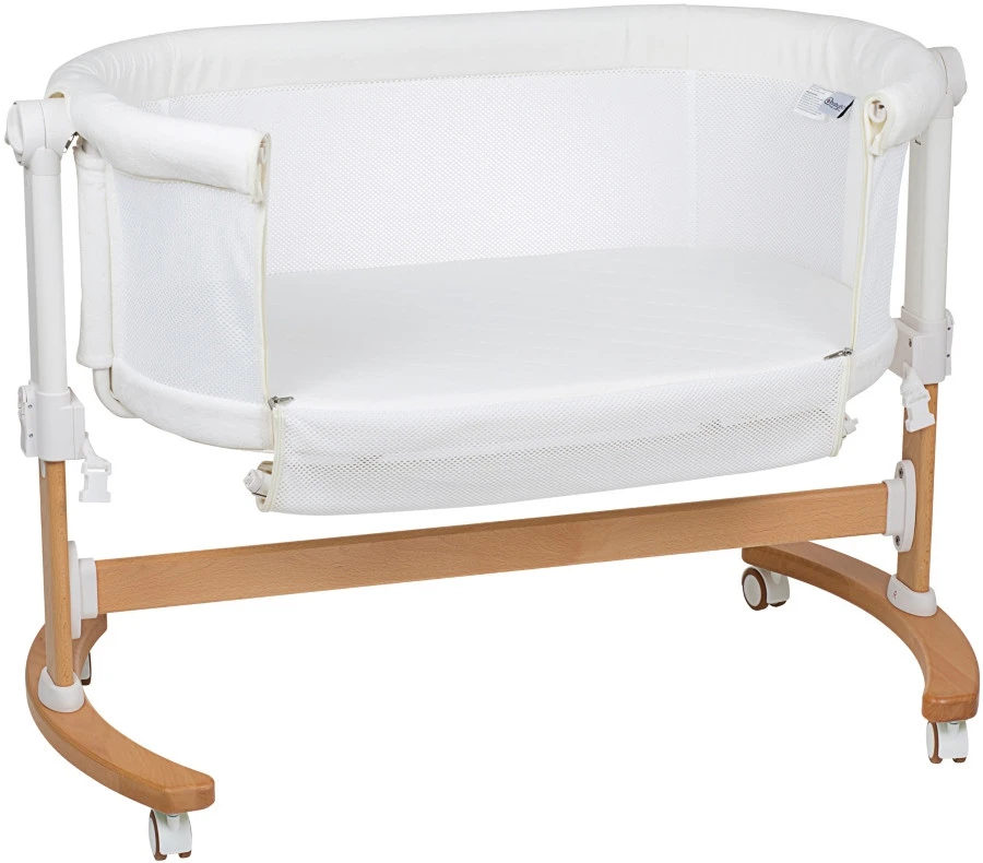 Babygo Amila Beige Creme Wieg Aan Bed 4151 2 Babygo Amila Beige Creme Wieg Aan Bed 4151 - Afbeelding 2