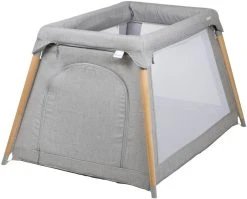 Babygo Groovy Grijs Campingbedje Incl. Bodemverhoger 4551 -BabyWereldNederland babygo groovy grijs campingbedje incl. bodemverhoger 4