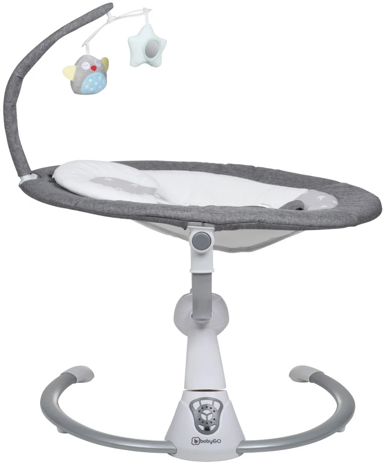 Babygo Homey Set Grey Babyschommel En Kinderstoel 19022 11 Babygo Homey Set Grey Babyschommel En Kinderstoel 19022 - Afbeelding 11