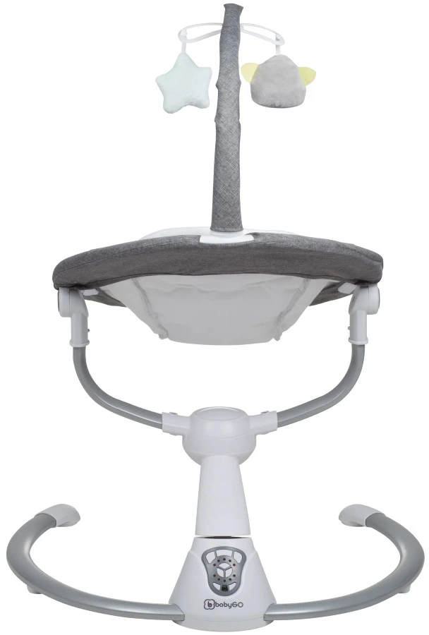 Babygo Homey Set Grey/Black Babyschommel En Kinderstoel 19023 10 Babygo Homey Set Grey/Black Babyschommel En Kinderstoel 19023 - Afbeelding 10