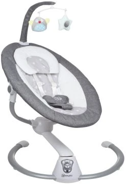 Babygo Homey Set Grey/White Babyschommel En Kinderstoel 19024 28 Babygo Homey Set Grey/White Babyschommel En Kinderstoel 19024 -BabyWereldNederland babygo homey grey swing babyschommel 109 2 7 1 3