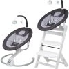 Babygo Homey Set Black/White Babyschommel En Kinderstoel 19014