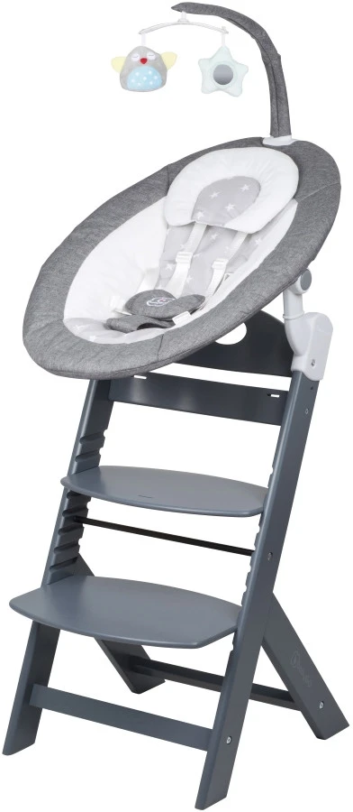 Babygo Homey Set Grey Babyschommel En Kinderstoel 19022 2 Babygo Homey Set Grey Babyschommel En Kinderstoel 19022 - Afbeelding 2