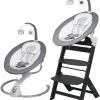 Babygo Homey Set Grey/Black Babyschommel En Kinderstoel 19023