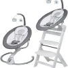 Babygo Homey Set Grey/White Babyschommel En Kinderstoel 19024