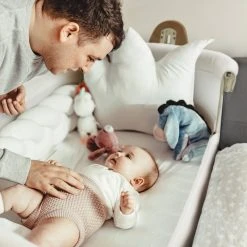 Babygo SideBySide Creme Wieg Aan Bed 4161 -BabyWereldNederland babygo sidebyside creme wieg aan bed 4161 1