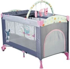Babygo Sleepwell Pink Campingbed Met Bodemverhoger 4403 6 Babygo Sleepwell Pink Campingbed Met Bodemverhoger 4403 -BabyWereldNederland babygo sleepwell pink campingbed met bodemverhoger 1