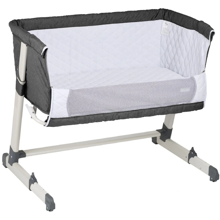 Babygo Together Dark Grey Wieg Aan Bed 460-4 2 Babygo Together Dark Grey Wieg Aan Bed 460-4 - Afbeelding 2
