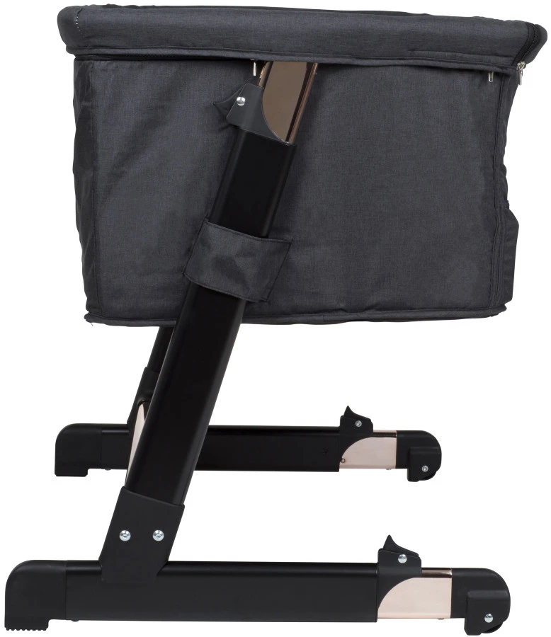 Babygo Together Zwart/Roségoud Wieg Aan Bed 4605 4 Babygo Together Zwart/Roségoud Wieg Aan Bed 4605 - Afbeelding 4