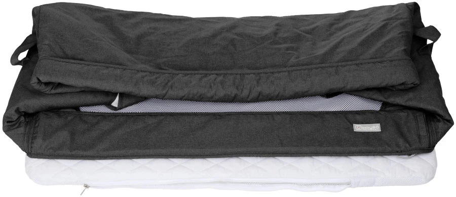 Babygo Together Zwart/Roségoud Wieg Aan Bed 4605 6 Babygo Together Zwart/Roségoud Wieg Aan Bed 4605 - Afbeelding 6