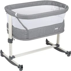 Babygo Vivaldi Grey Wieg Aan Bed 4651