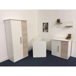 Babykamer Jasper: Ledikant, Commode En 2-Deurskast