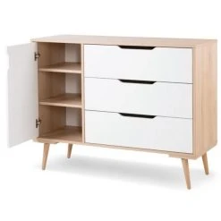 Babykamer Marloes Wit: Ledikant & Commode -BabyWereldNederland babykamer marloes ledikant commode kast 5 1