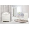 Babykamer Uil Wit: Ledikant, Commode En 2-Deurs Kast