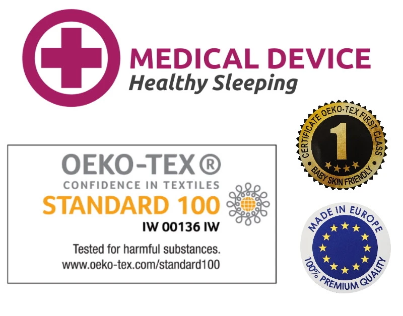 Babymatex Softi Simple 60x120cm Ledikantmatras TB0225 3 Babymatex Softi Simple 60x120cm Ledikantmatras TB0225 - Afbeelding 3