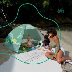 Badabulle Green Anti-UV Tent B038205 -BabyWereldNederland badabulle green anti uv tent b038205 6