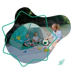 Badabulle Green Anti-UV Tent B038205 -BabyWereldNederland badabulle green anti uv tent b038205 7