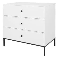 Bellamy Lumi White Babykamer: Ledikant/Juniorbed En Commode -BabyWereldNederland bellamy lumi white commode lubikomo 2 1