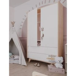 Bellamy So Sixty 2-Deurskast SSBISZ2D -BabyWereldNederland bellamy so sixty babykamer 03