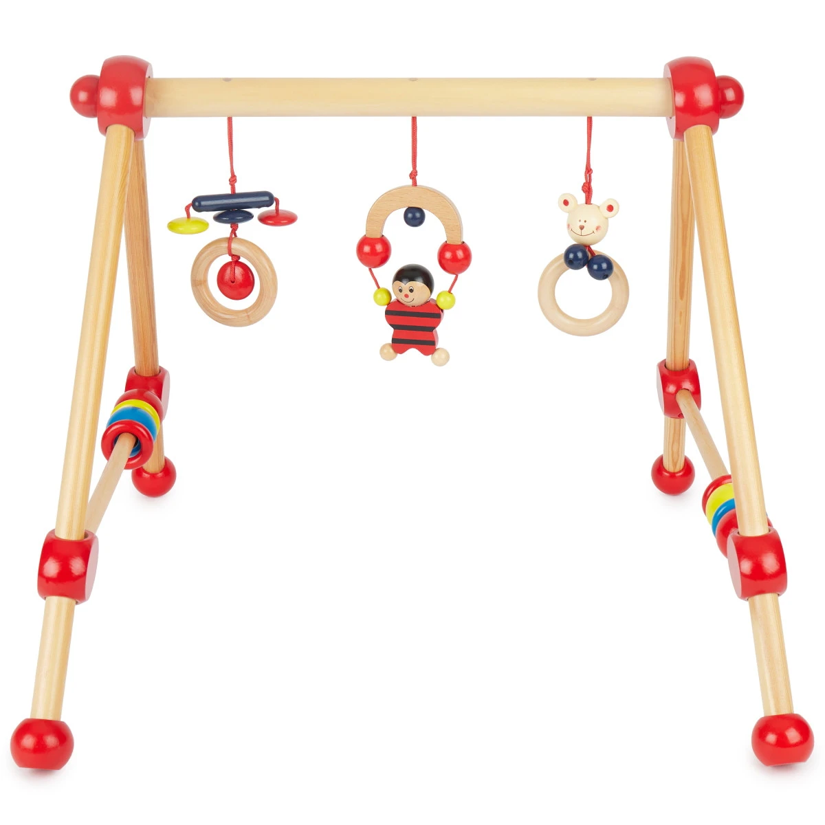 Bieco Toys My First Gym Red Houten Babygym 23000004 2 Bieco Toys My First Gym Red Houten Babygym 23000004 - Afbeelding 2